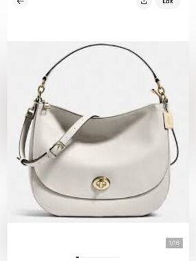 COACH Restored Turnlock  Hobo Shoulder Crossbody Bag